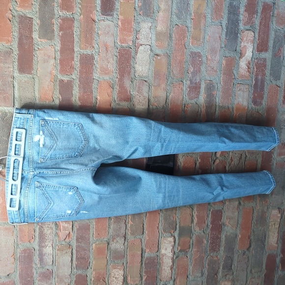 Mid-rise distressed skinny jeans - Picture 2 of 4